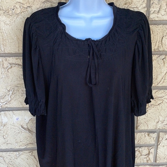 Tunic Top Blouse casual career business Size Med Loose Fit Oversized - Picture 4 of 10